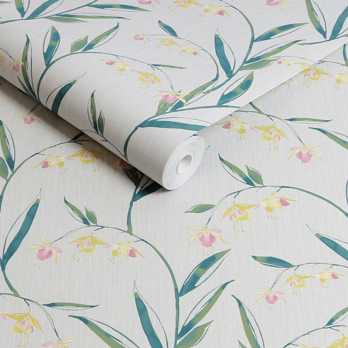 VLIESTAPETE Fulwell Fuchsia - Grau, Papier/Kunststoff (52/1000cm) - Graham & Brown