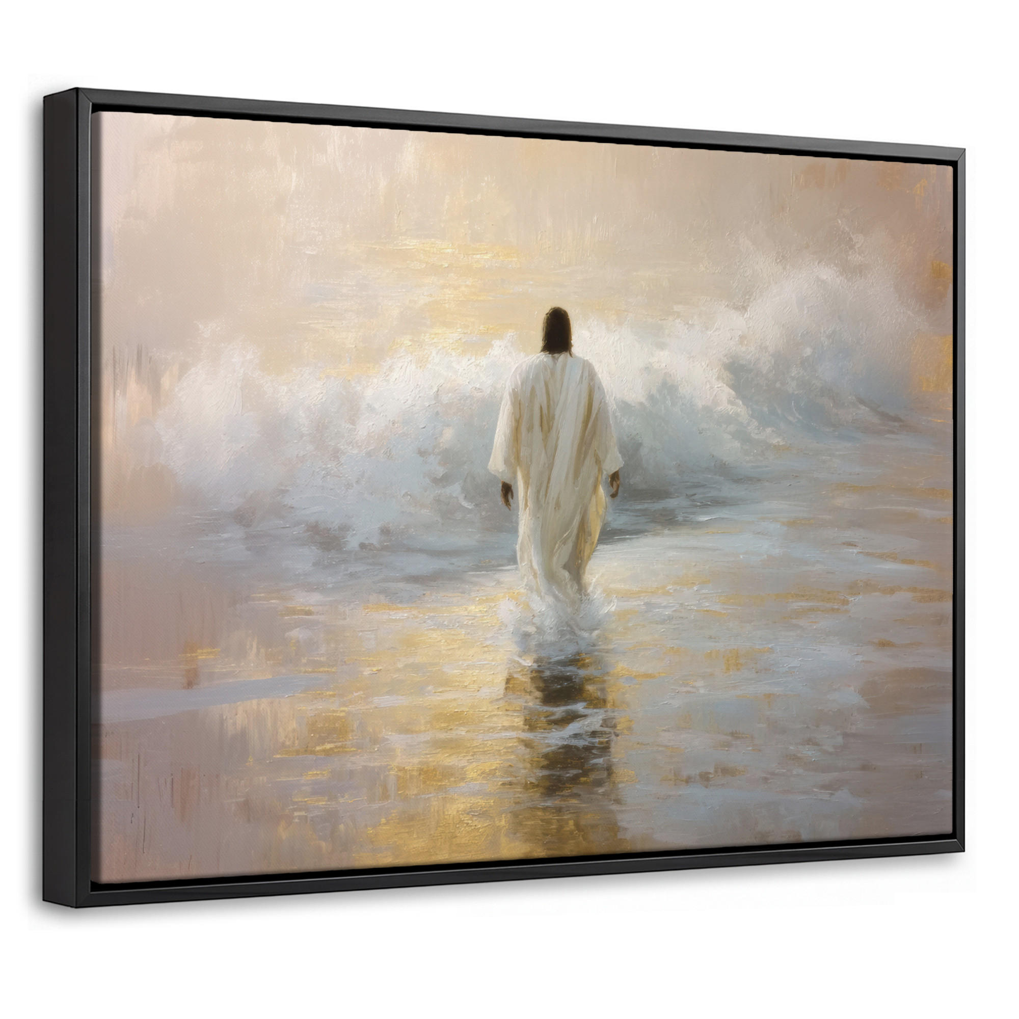 MuchoWow Leinwand Gold 40x30 cm