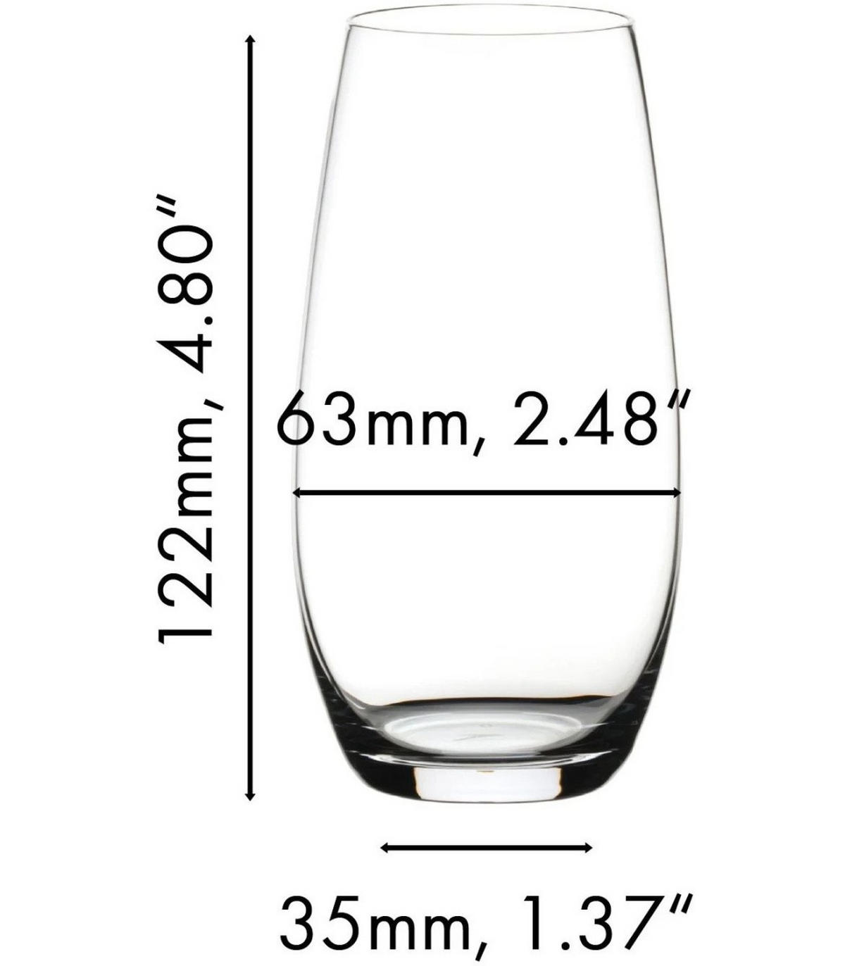 SEKTGLAS Champagnergläser O Wein - 2 Stück - Transparent, Glas (0.265L) - Riedel