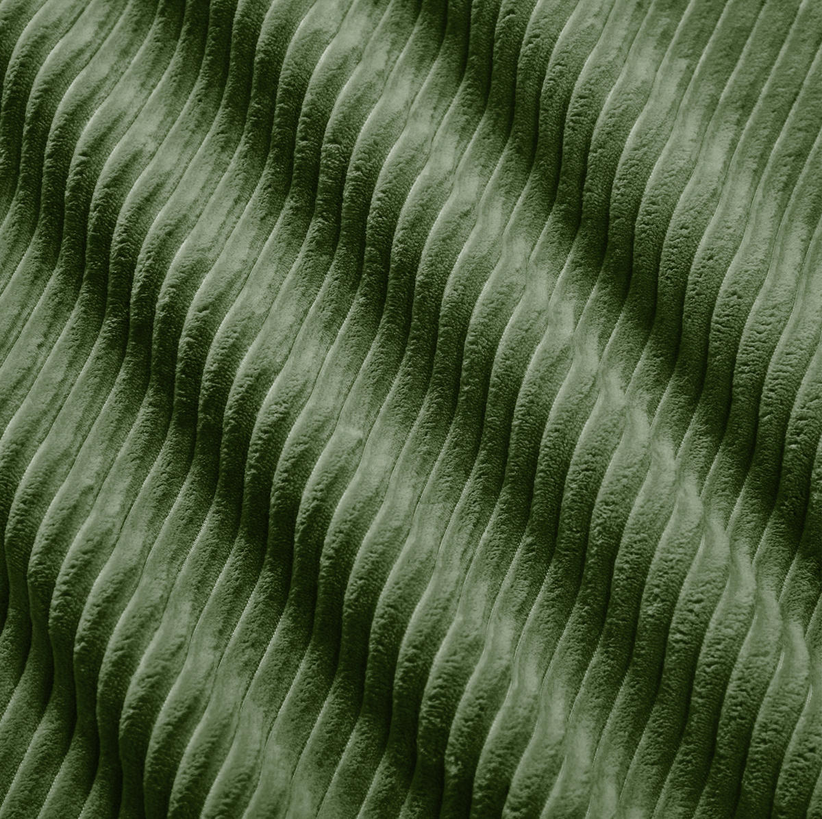 SOFA modular Ecksofa Cordstoff Green montagefrei - Grün, Kunststoff (178/388cm) - Meubliv