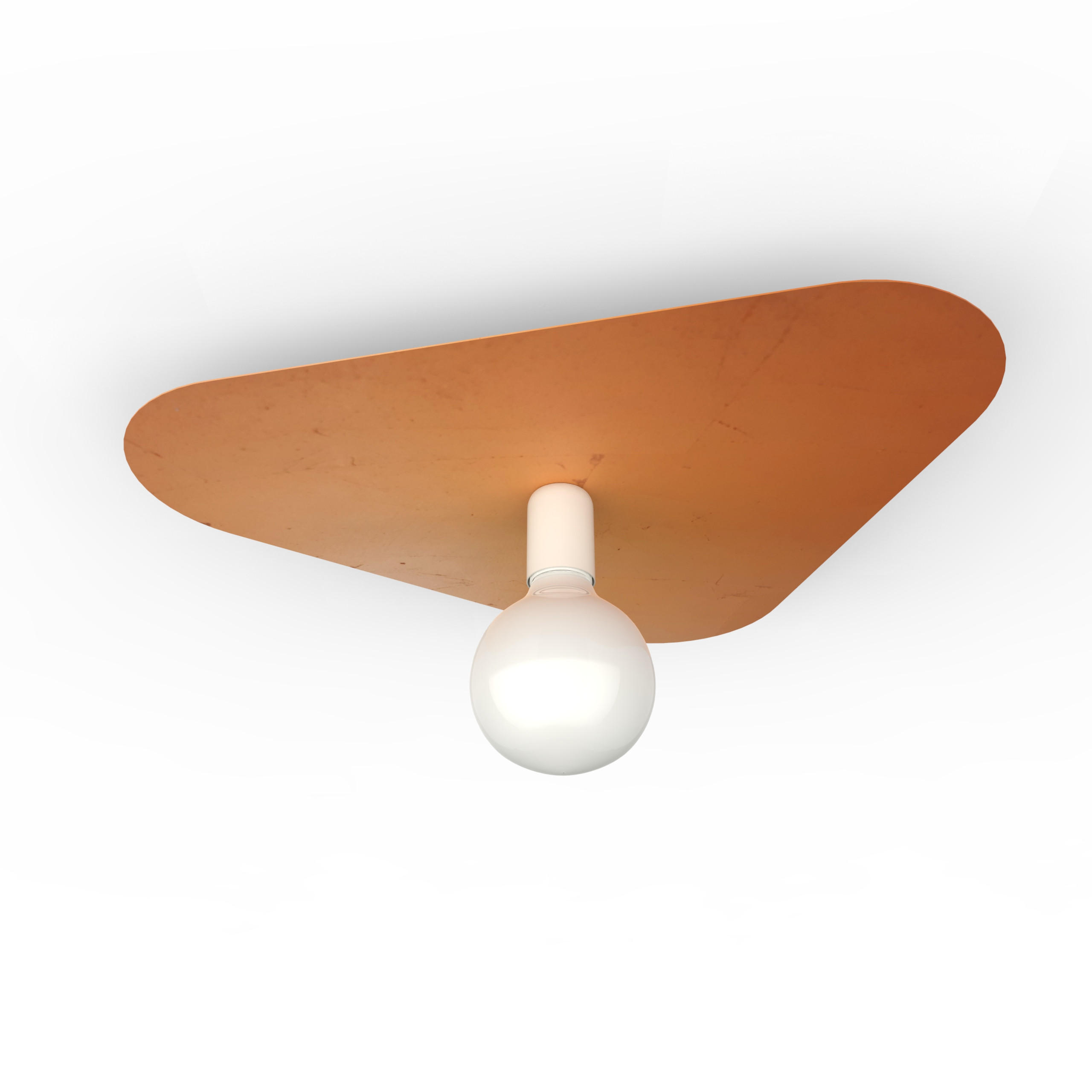 DECKENLEUCHTE - Kupferfarben, Metall (42/50/7cm) - Lumicom