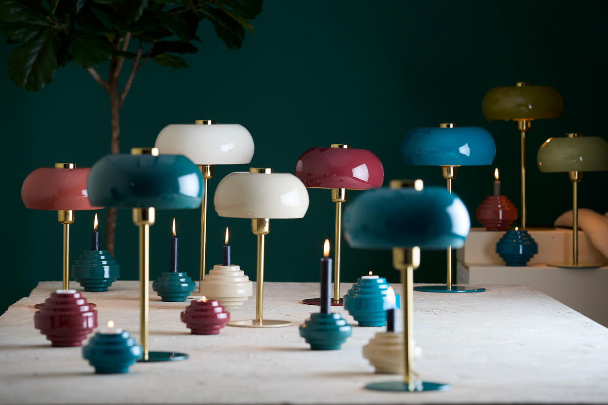 TISCHLAMPE Surin Grün Ø26/47 cm - Grün, Metall (26/26/47cm) - Light & Living