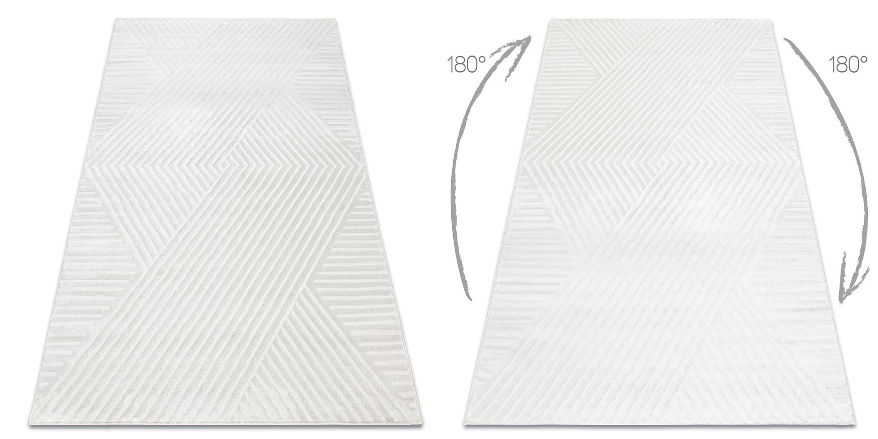 TEPPICH Balance 120/170 cm - Creme, Textil (120/170cm) - rugsX