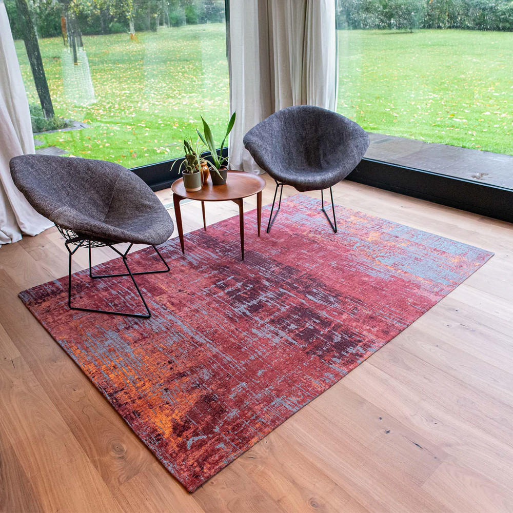 TEPPICH Nassau Red Atlantic 170/240 cm - Rot, Textil (170/240cm) - Louis De Poortere