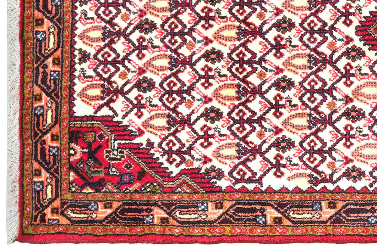 TEPPICH Assadabad Beige 193/78 cm Schurwolle - Beige, Textil (78/193cm) - Looma