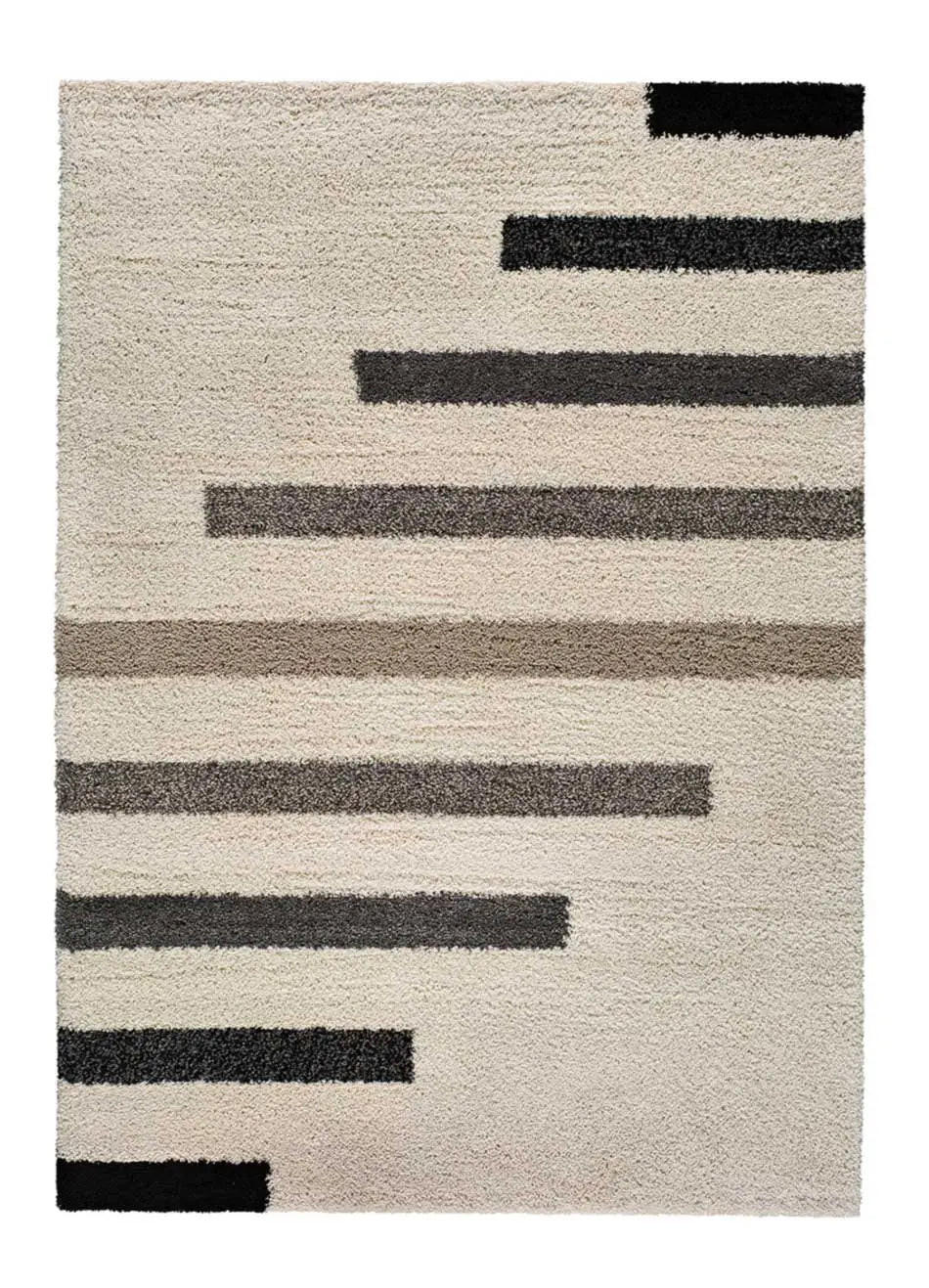 Atticgo Hochflorteppich Beige, Grau 120x170 cm