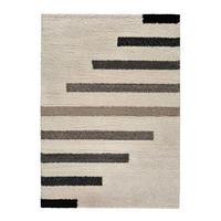 HOCHFLORTEPPICH Beige / Grau Scenic 120/170 cm - Beige/Grau, Naturmaterialien/Textil (120/170cm) - Atticgo