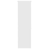 ROLLO für die Dusche 80/240 cm Stoffbreite 76 cm aus PEVA Weiß - Weiß, Kunststoff (80/240cm) - vidaXL