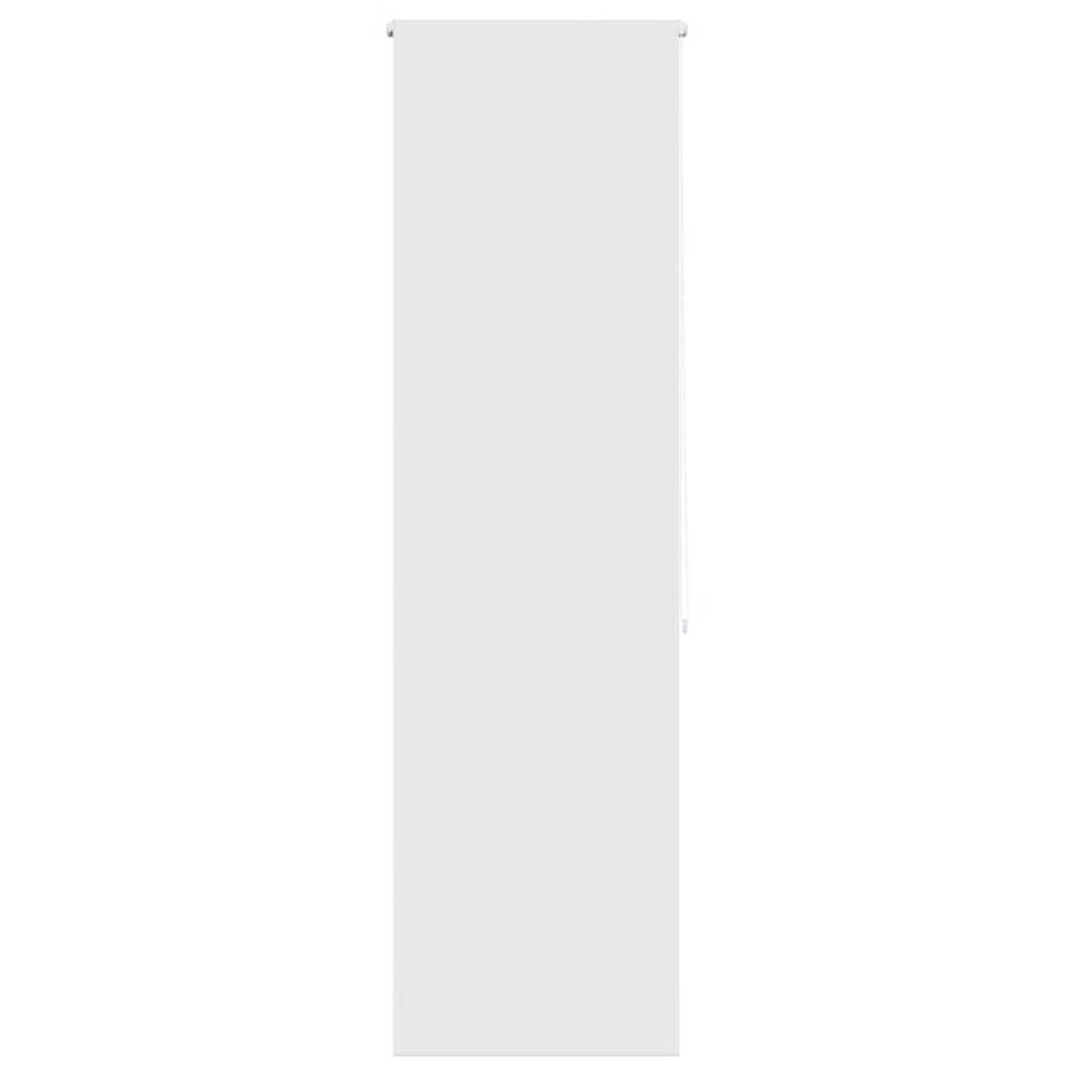 ROLLO für die Dusche 80/240 cm Stoffbreite 76 cm aus PEVA Weiß - Weiß, Kunststoff (80/240cm) - vidaXL