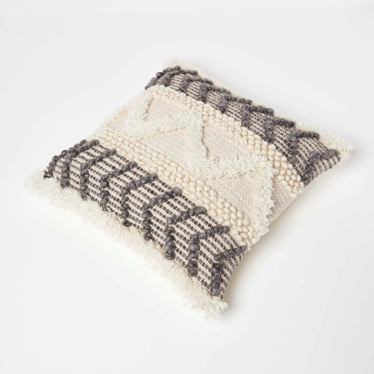 KELIM-KISSEN Lindi 45/45 cm - Creme, Textil (45/45cm) - Homescapes