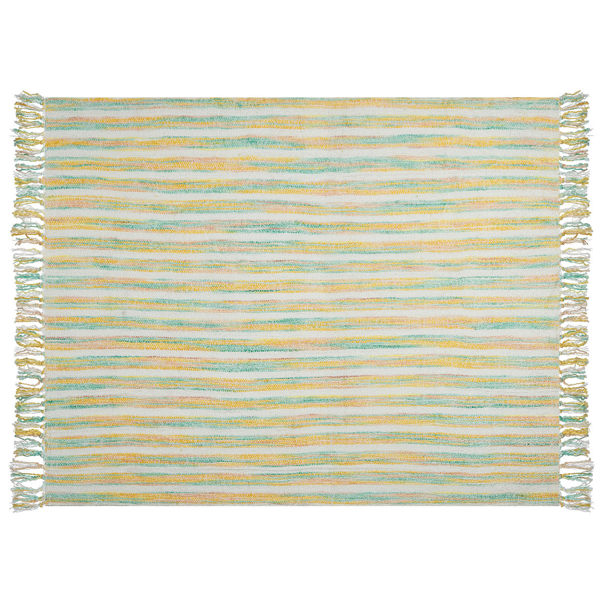DECKE Mintgrün Nuwar 130/170 cm - Mintgrün, Textil (130/170cm) - Beliani