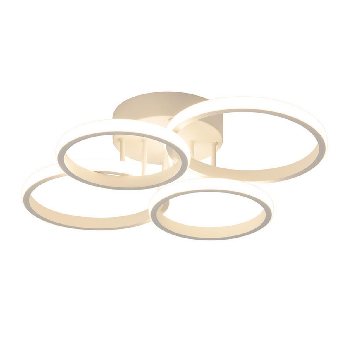 LED-DECKENLEUCHTE Majeski 41.5/52.5/11.8cm - Weiß, Metall (52.5/41.5/11.8cm) - Nettlife