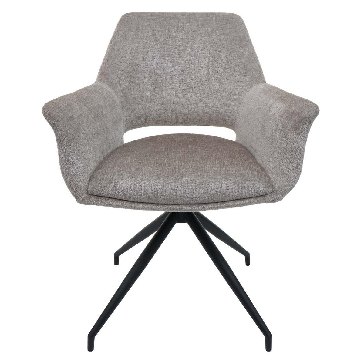 JÍDELNÍ ŽIDLE taupe - šedohnědá, textil (65/86/60cm) - MCW