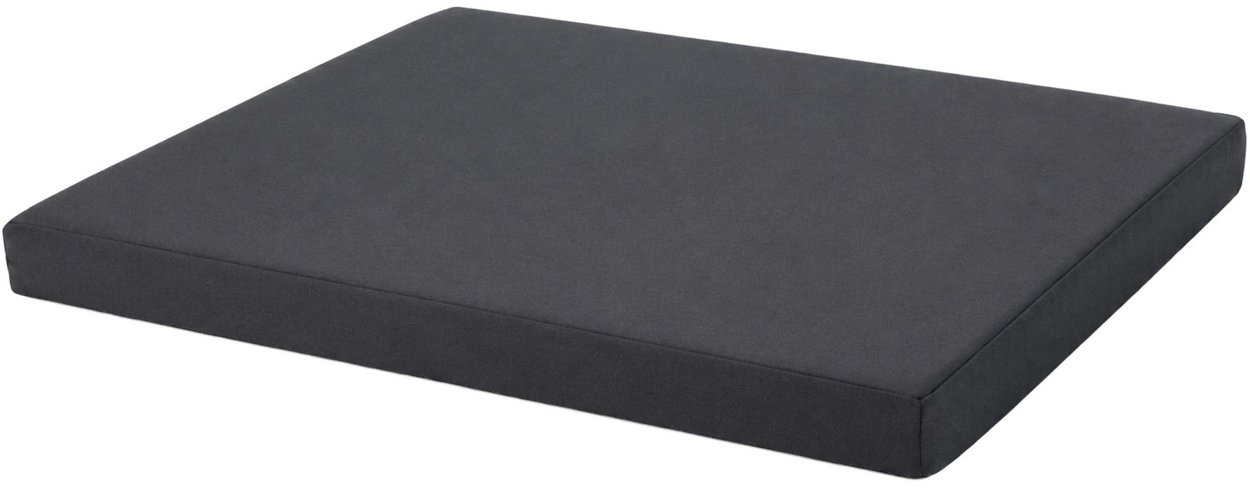 GARTENSTUHL eckig 55/43/5 cm Stoff Dunkelgrau - Dunkelgrau, Textil (55/5/43cm) - CLP