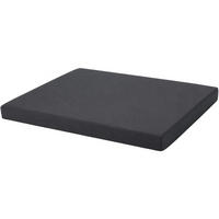 GARTENSTUHL eckig 55/43/5 cm Stoff Dunkelgrau - Dunkelgrau, Textil (55/5/43cm) - CLP