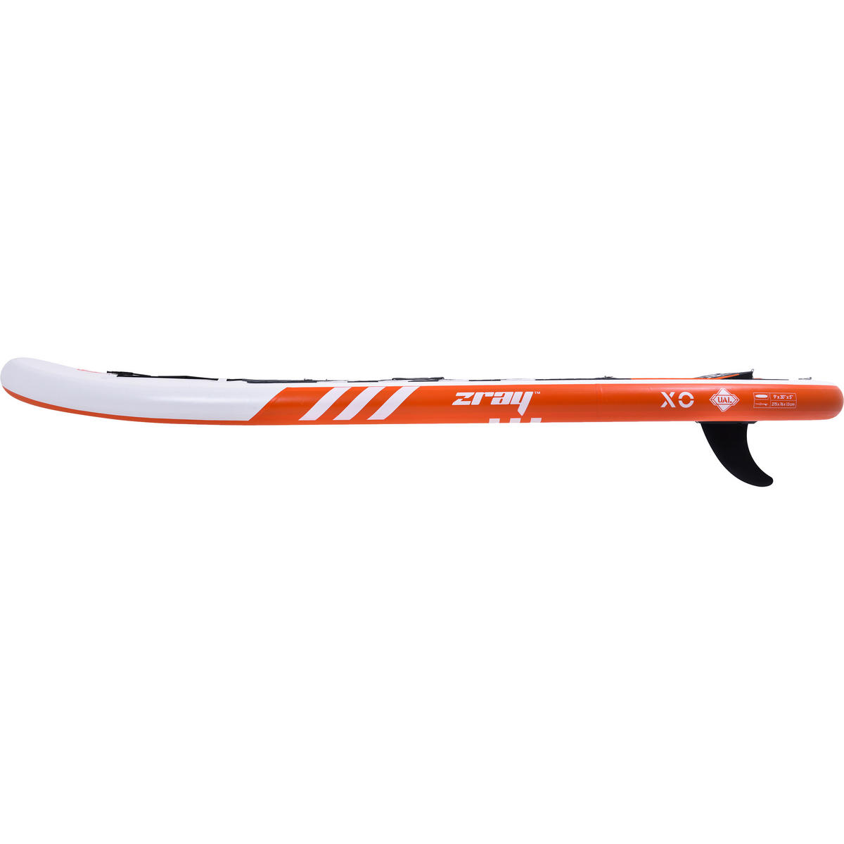 STAND-UP-PADDLE-BOARD X0 SUP Komplettset 275 x 76 x 13 cm mit viel Zubehör - Orange, Kunststoff (275/76/13cm) - Zray