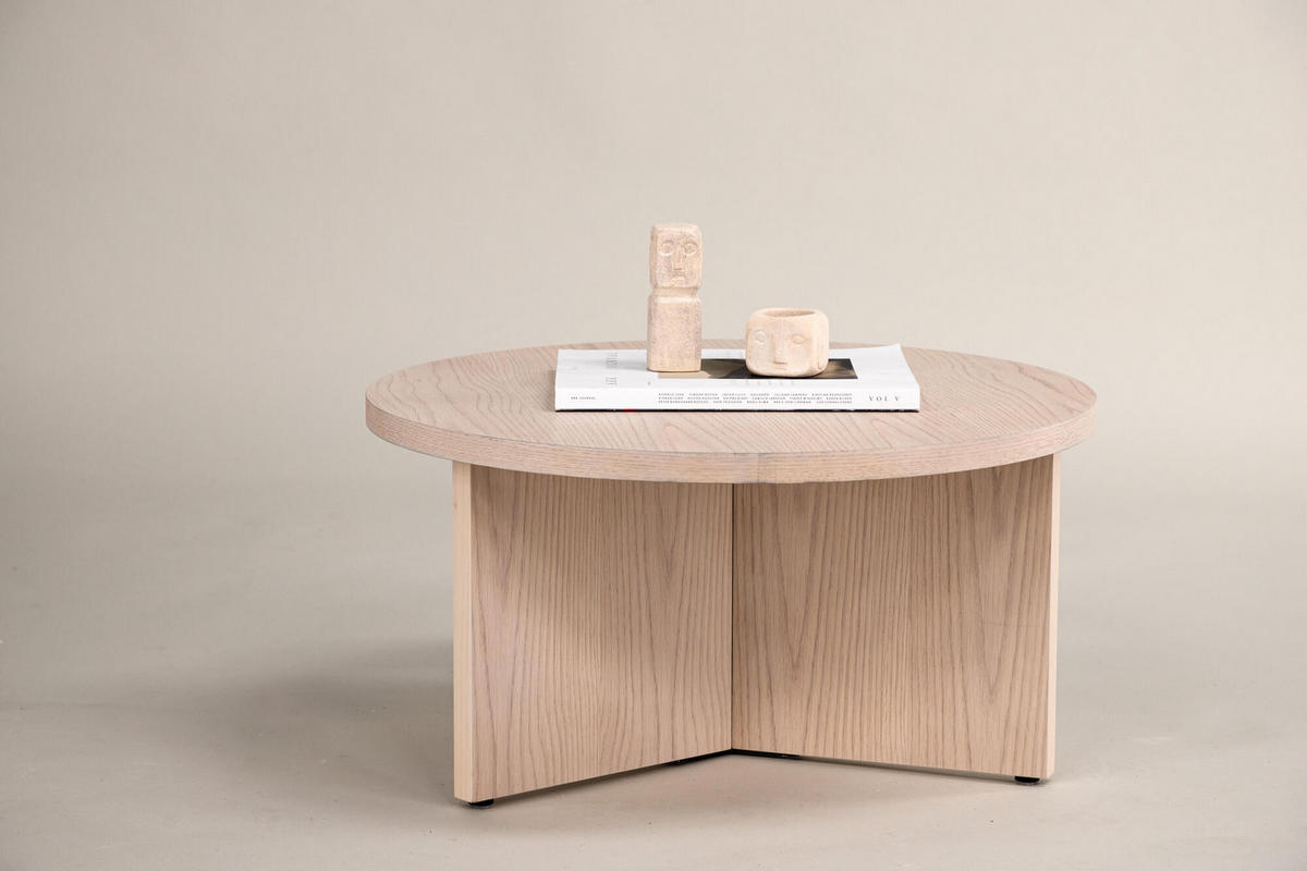 COUCHTISCH SALTO Beige 85x85x43 cm - Beige, Holzwerkstoff (85/85/43cm) - FURNLUX