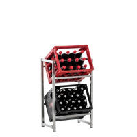 GETRÄNKESKISTENSTÄNDER Lenny - 2er Set - edelstahl - Edelstahlfarben, Metall (47/31/75cm) - TPFLiving