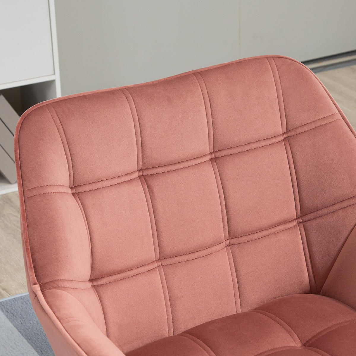 EINZELSESSEL, Relaxsessel, Sessel, Rosa - Rosa, Kunststoff (61/72/68.5cm) - HOMCOM