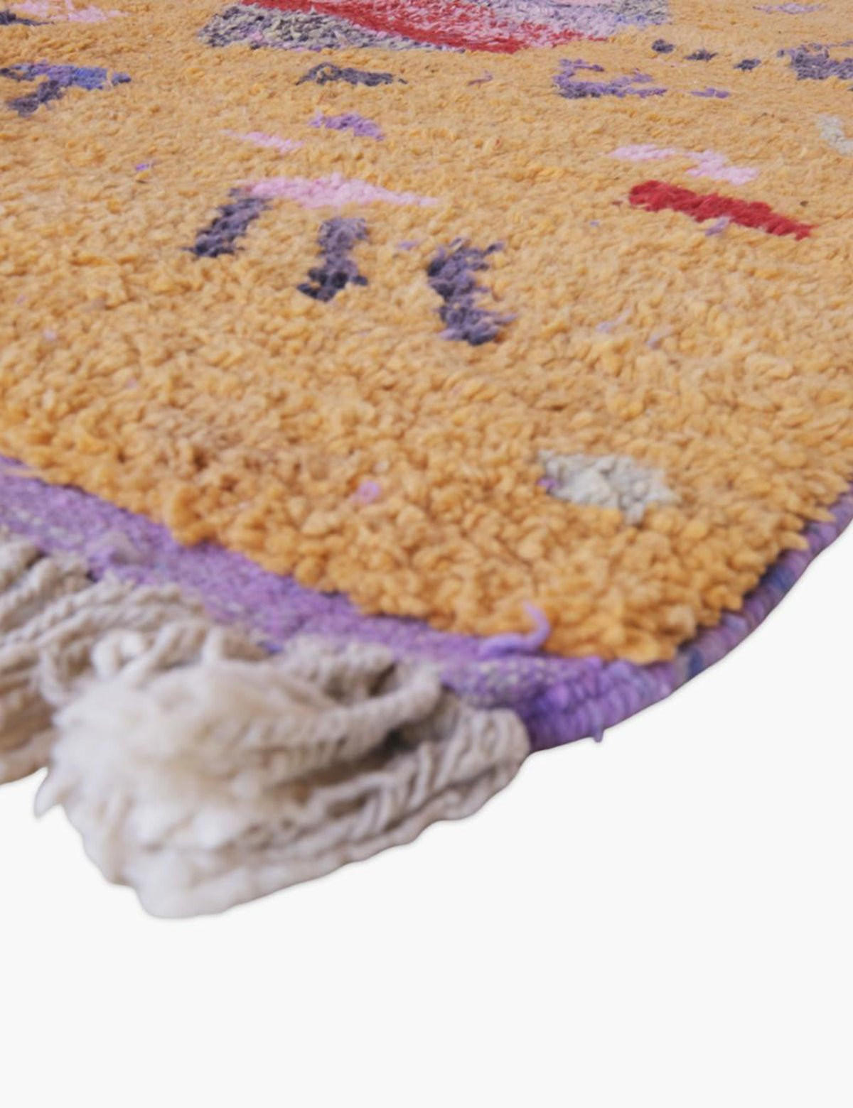 BERBERTEPPICH aus reiner Wolle 151x 248 cm - Orange, Naturmaterialien (151/248cm) - AFK Living