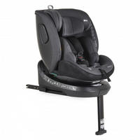 KINDERSITZ Hoku i-Size schwarz (40-150cm) Gruppe 0+/1/2/3, Isofix, Stützfuß - Schwarz, Kunststoff (44/60/52cm) - Cangaroo