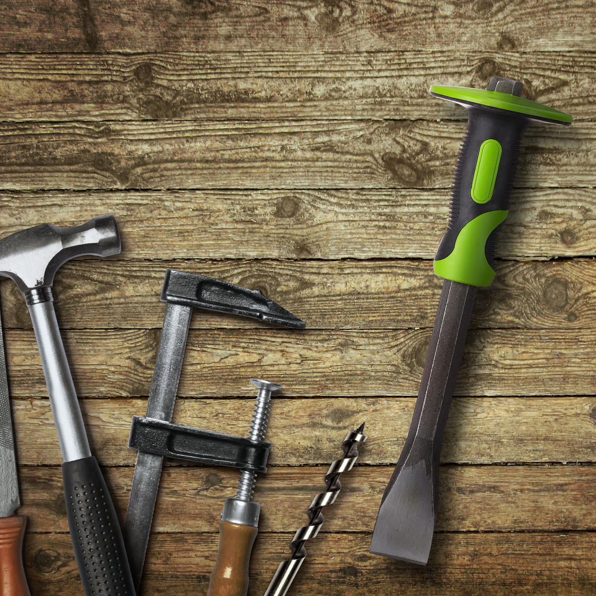 FLACHMEIßEL - Multicolor, Kunststoff/Metall (8.5/8.5/29cm) - Relaxdays