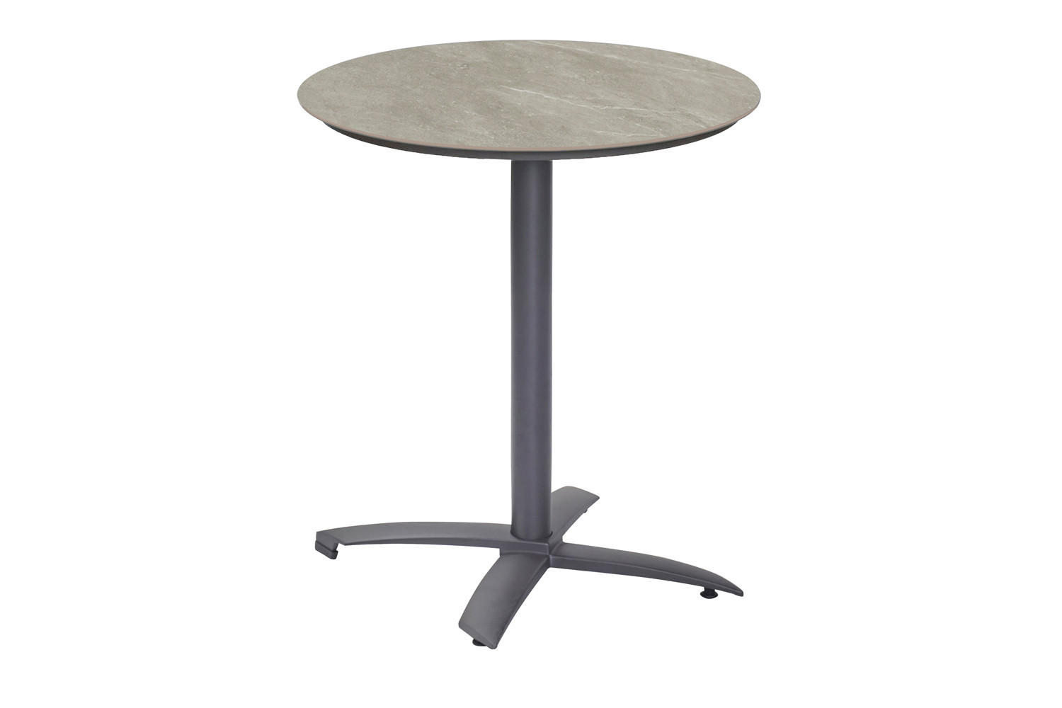 GARTENTISCH Concord Ø70x70 cm, Keramik, Anthrazit - Anthrazit, Keramik (70/70/70cm) - dasmöbelwerk