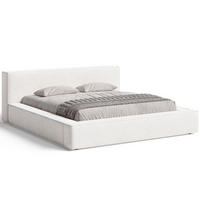 POLSTERBETT Mali 140x200 Creme - Creme, Textil (140/200cm) - Graingold