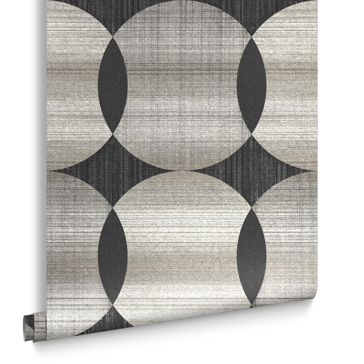 VLIESTAPETE - Tramonto Natural - Grau, Papier/Kunststoff (52/1005cm) - Graham & Brown