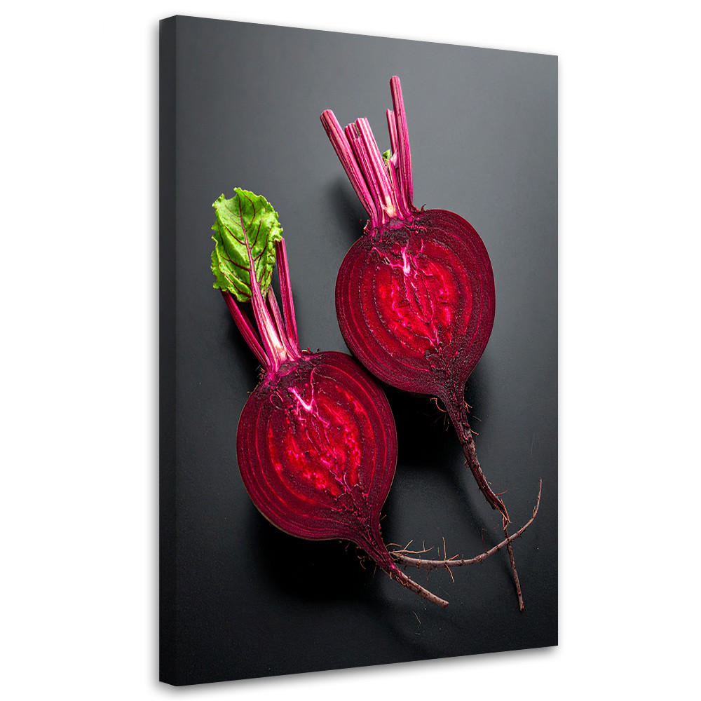 Feeby Leinwandbild, Rot 80x120 cm