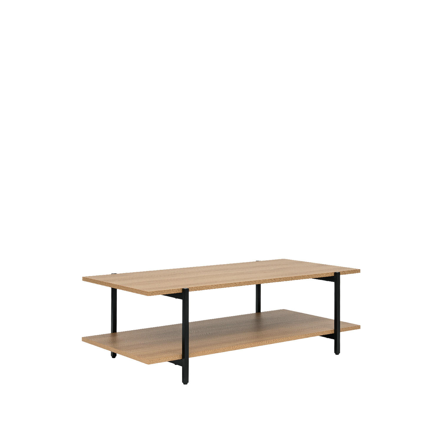 COUCHTISCH FESTER Livia Natürlich 120 cm x 40 cm - Naturfarben, Holzwerkstoff (60/120/40cm) - Klast Home