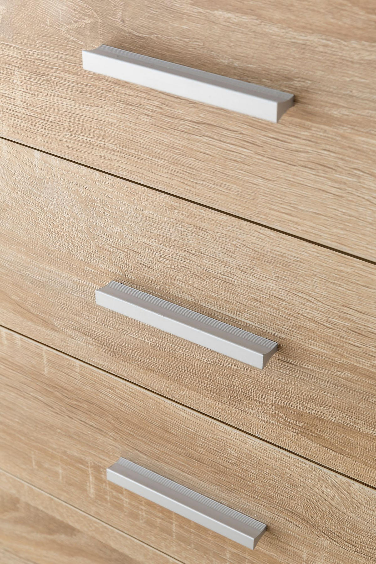 ROLLCONTAINER 4 Schubladen Ablage Melaminbeschichtet ISONZO, Beige 40x33x71 cm - Beige/Schwarz, Holz/Kunststoff (40/71/33cm) - KADIMA DESIGN