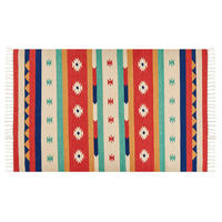 KELIM-TEPPICH Margara 200/140 cm - Multicolor, Textil (140/200cm) - Beliani
