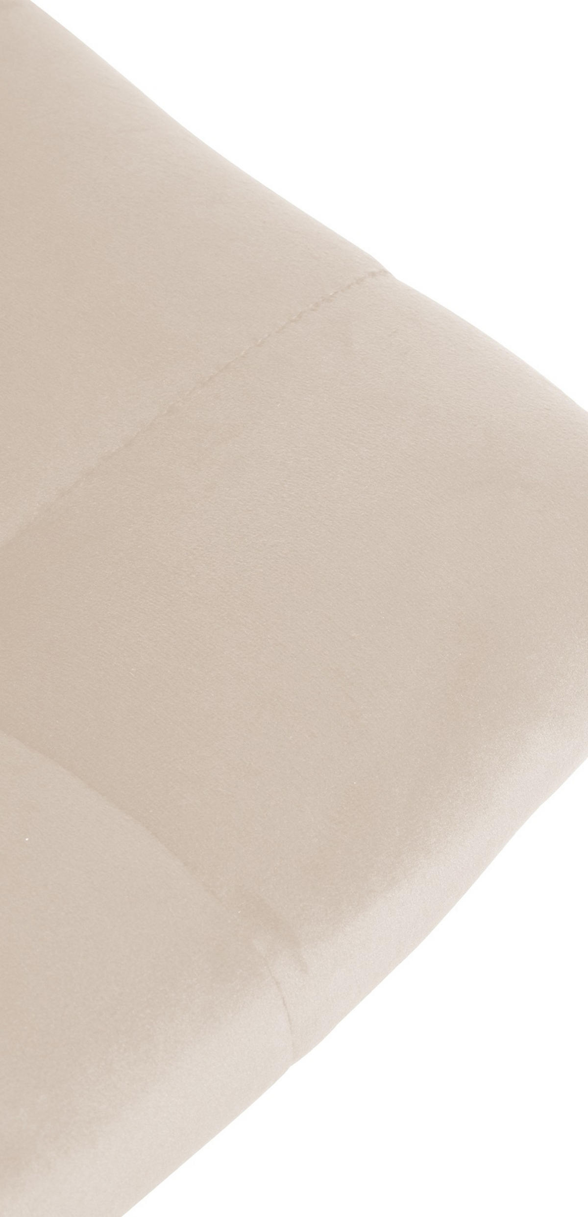 BARHOCKER James Samt schwarz creme - Creme/Schwarz, Textil/Metall (43/108.5/46.5cm) - TPFLiving