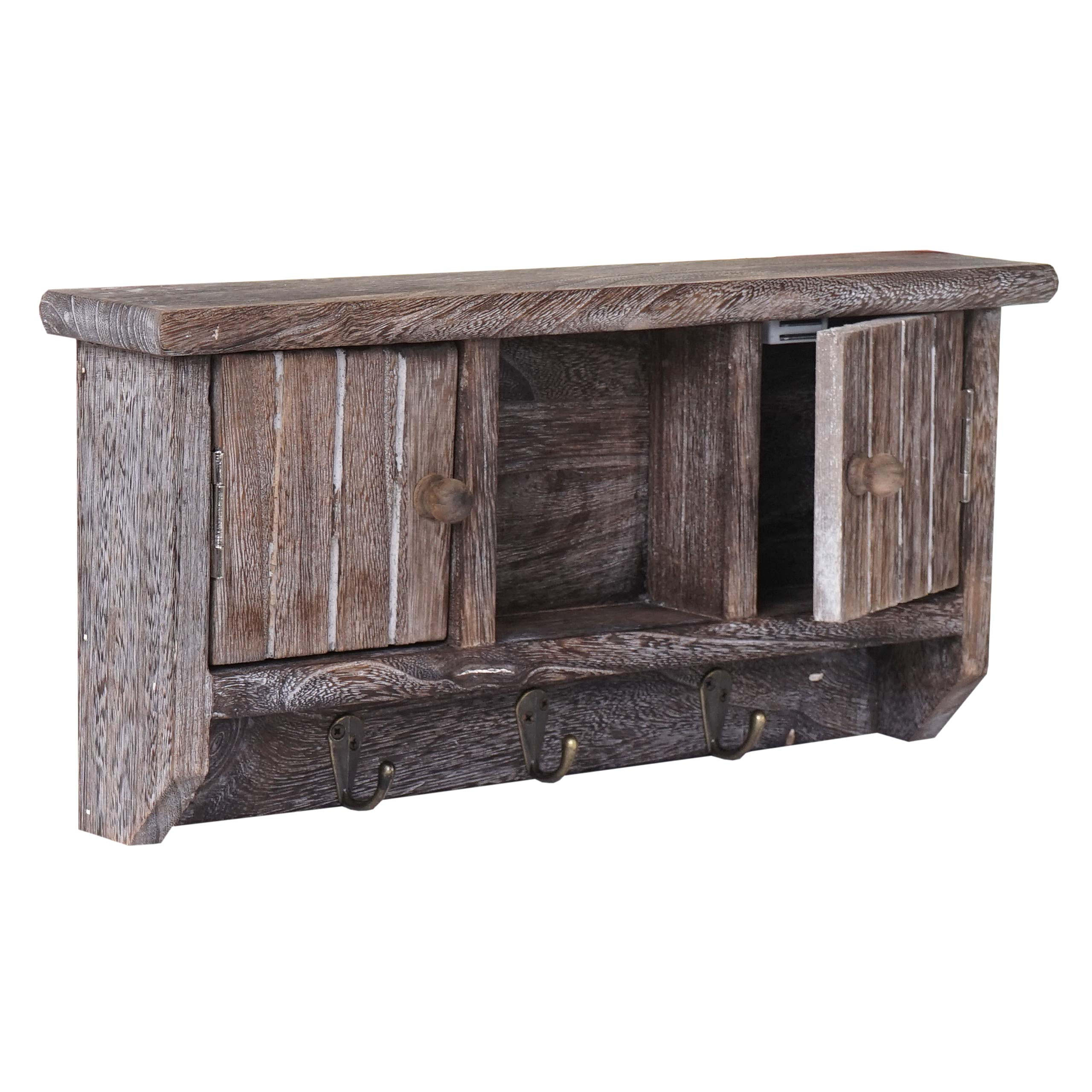 SCHLÜSSELBRETT Braun - Braun, Holz (40/19/8cm) - MCW