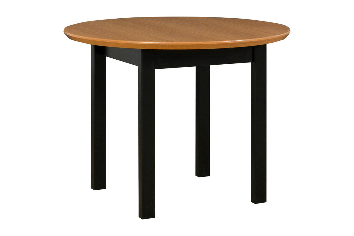 ESSTISCH Poli 1, 100-130 cm, eiche - Wildeiche, Holz (130/100/76cm) - Leaf Design