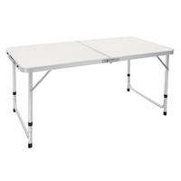 CAMPINGTISCH - Creme, Holzwerkstoff (120/60/70cm) - ECD-Germany