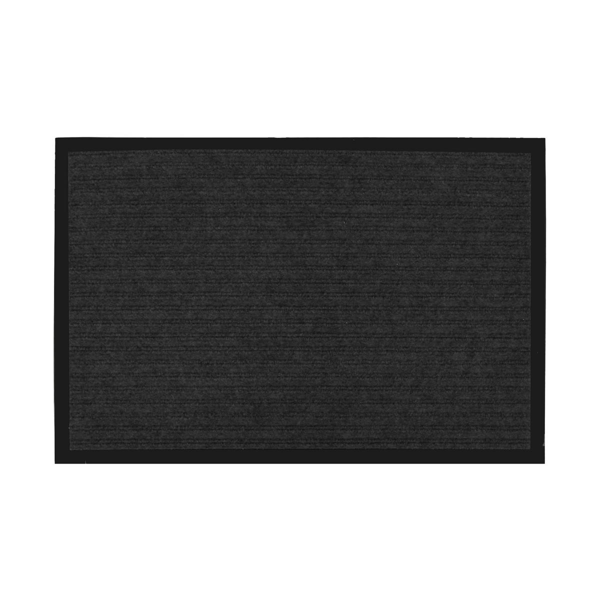 FUSSMATTE Schmutzfangmatte Schwarz 60x40cm - Schwarz, Textil (40/60cm) - Bestlivings