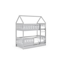 HAUSBETT ZUZIA Grau 168x86x185 cm - Grau, Holz - FURNLUX