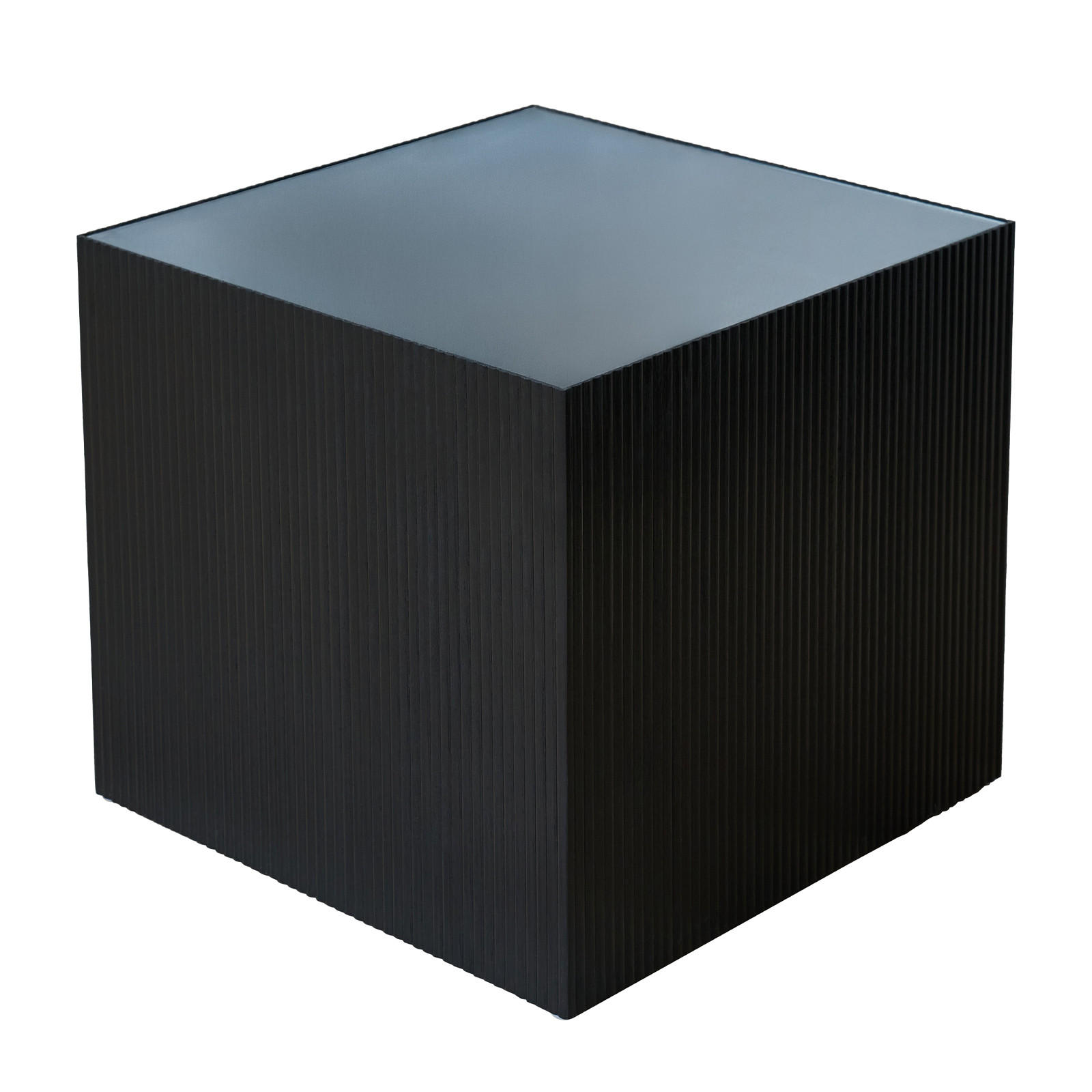 BEISTELLTISCH EVA Schwarz/Schwarz - Schwarz, Holzwerkstoff (50/50/45cm) - SVITA