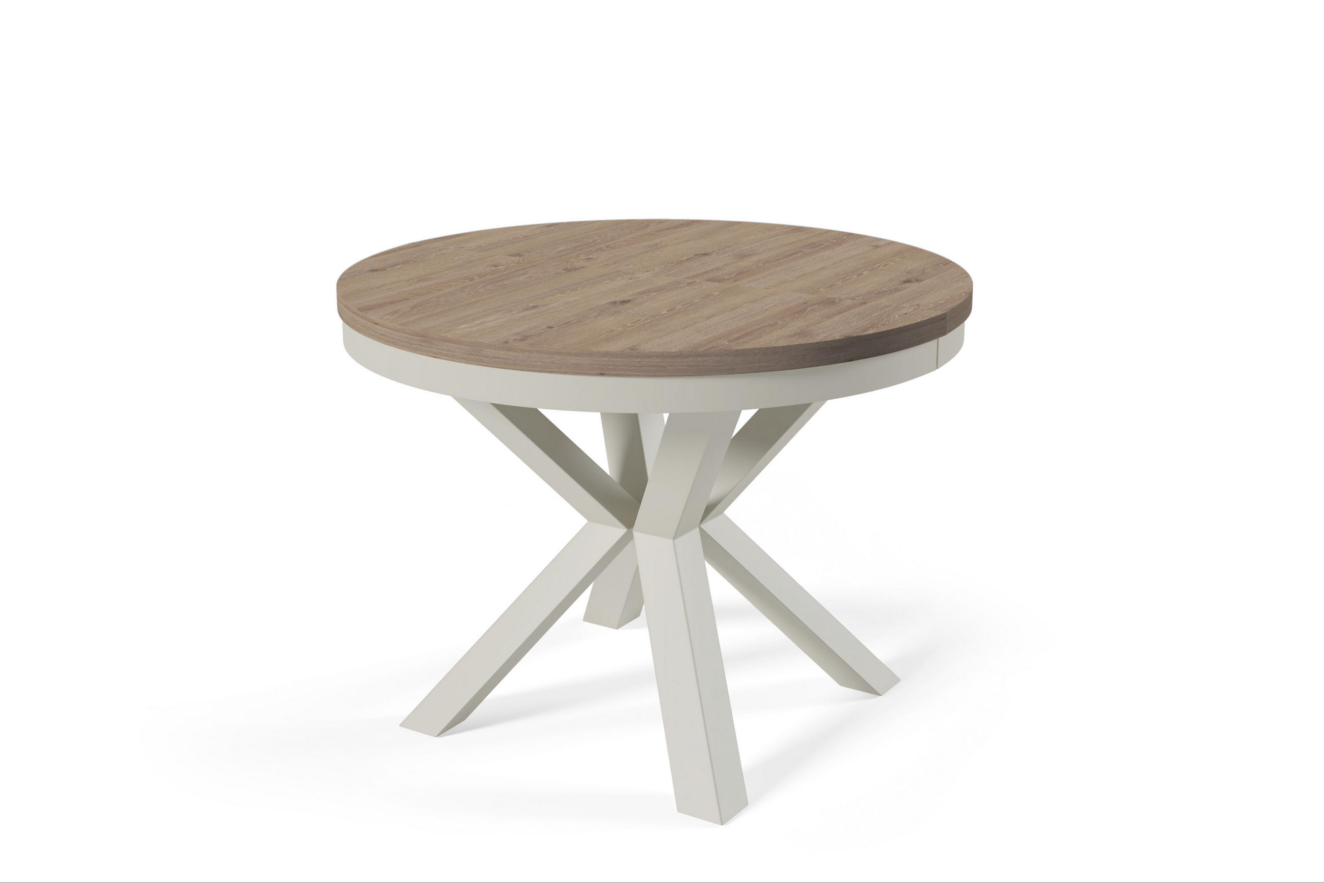 ESSTISCHE NORVIX - Kaschmir/Eiche San Remo, Holzwerkstoff (100/100/76cm) - Meblini