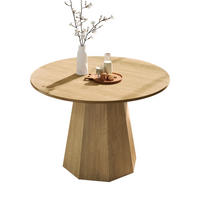 RUNDER Esstisch aus MDF, Ø 120/75 cm, Eichenoptik - Eichefarben, Holzwerkstoff (120/120/75cm) - Redom