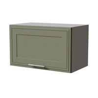KLAPPHÄNGESCHRANK Salo W4B/60 Grau / Reed Green Matt 60 / 32,5 / 36cm - Gasdruckdämpfer - Grau/Grün, Holz/Holzwerkstoff (60/36/32.5cm) - Feldmann-Wohnen
