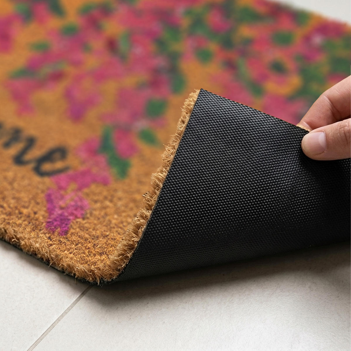 ROHOŽ - viacfarebná, textil/plast (60/40cm) - Relaxdays
