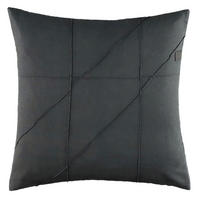 ZIERKISSENHÜLLE PLEAT - Anthrazit, Textil (45/45cm) - Schöner Wohnen