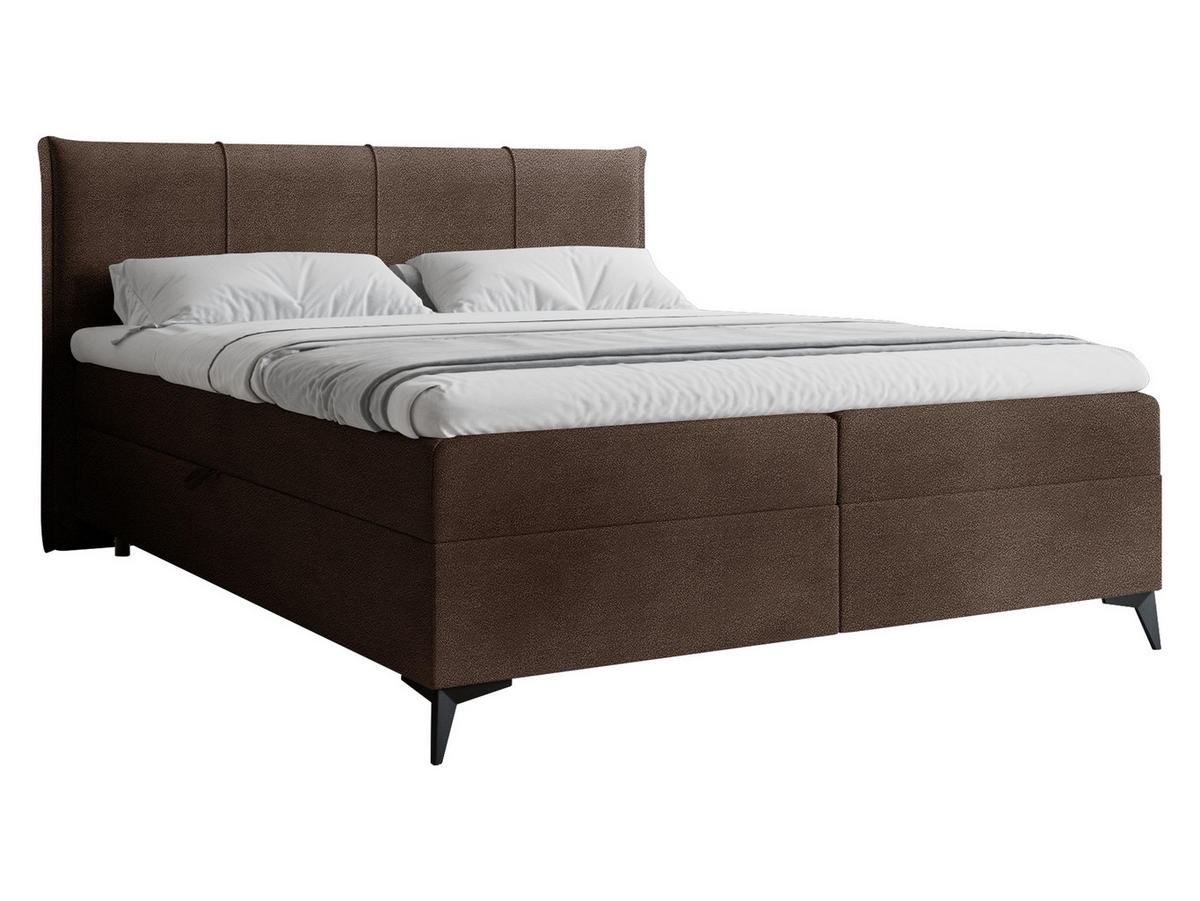 BOXBETT Eco Bis - H3 - Schwarz/Braun, Holz/Holzwerkstoff (160/200cm) - MIRJAN24