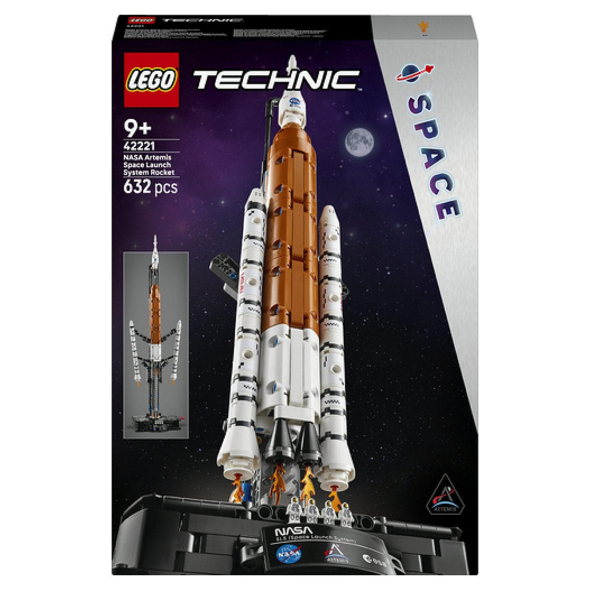 KLEMMBAUSTEINE Technic Nasa Artemis SLS Rakete - Rot, Kunststoff (38.2/7/26.2cm) - Lego