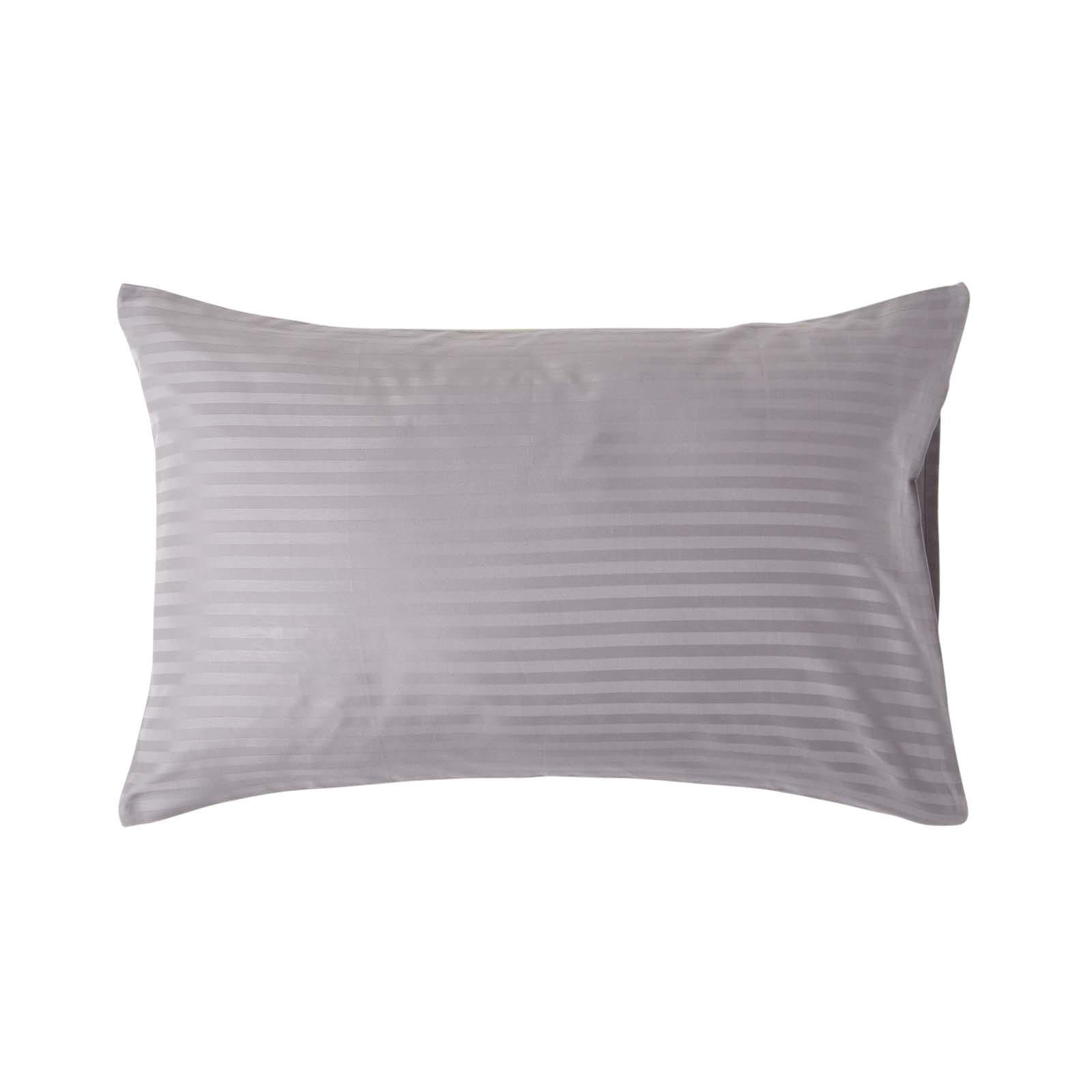 KISSENBEZUG Damast, Ägyptische Baumwolle, Fadendichte 330 - Grau, Textil (48/74cm) - Homescapes
