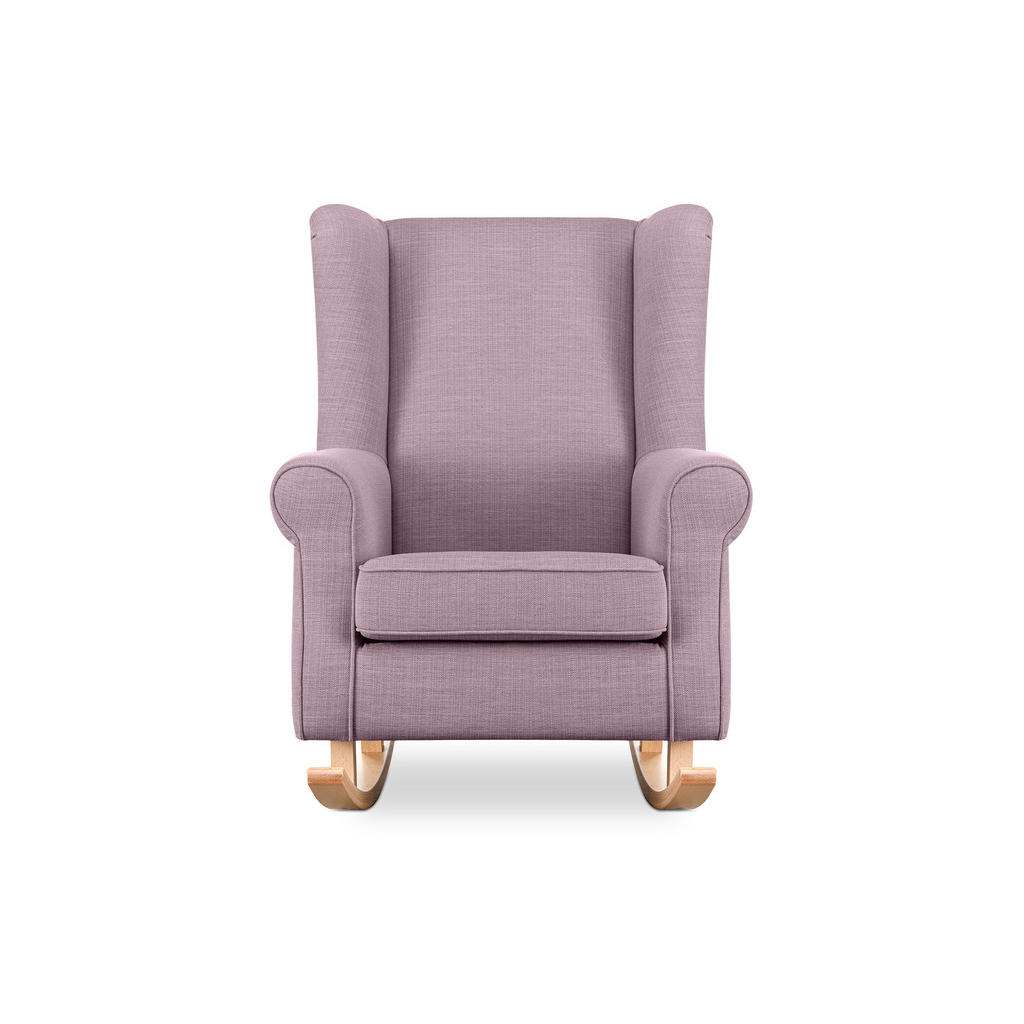 Thumbnail - Konsimo® Schaukelsessel, Pink, Textil, Holzwerkstoff, 80x105x105 cm, Hergestellt in Europa, Wohnzimmer, Sessel, Relaxses...