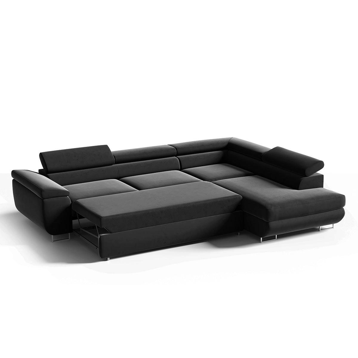 ECKSOFA Lyam 4 Sitzplätze Tannengrün - Grün, Holzwerkstoff (271/201cm) - Petits-meubles